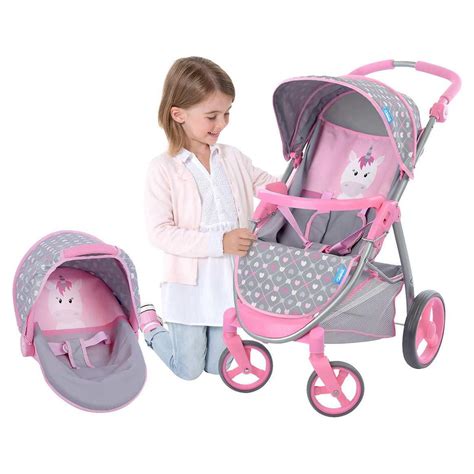 Hauck 2 in 1 Doll Travel System with Car Seat and 